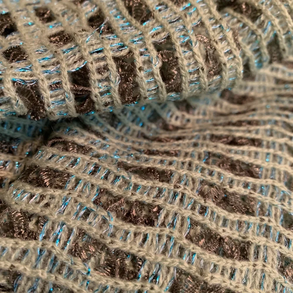 Crochet Style Table Scarf w/Fringe